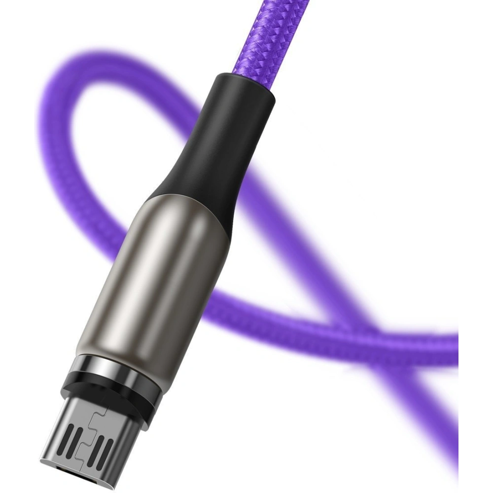 Wholesale Baseus Zinc Magnetic Cable microUSB 2A 1m Purple - BSU1519PRP - {ean13} - Hurt