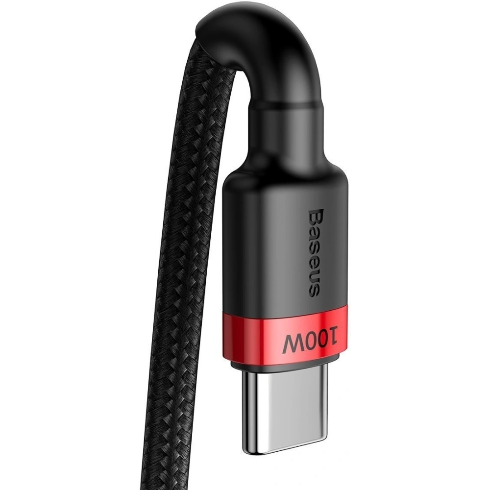 Hurtownia GSM - Kabel USB-C Baseus Cafule, QC 3.0, PD 2.0, 100W, 5A, 2m (červeno-černý) - BSU1520REDBLK - {ean13} - Hurt