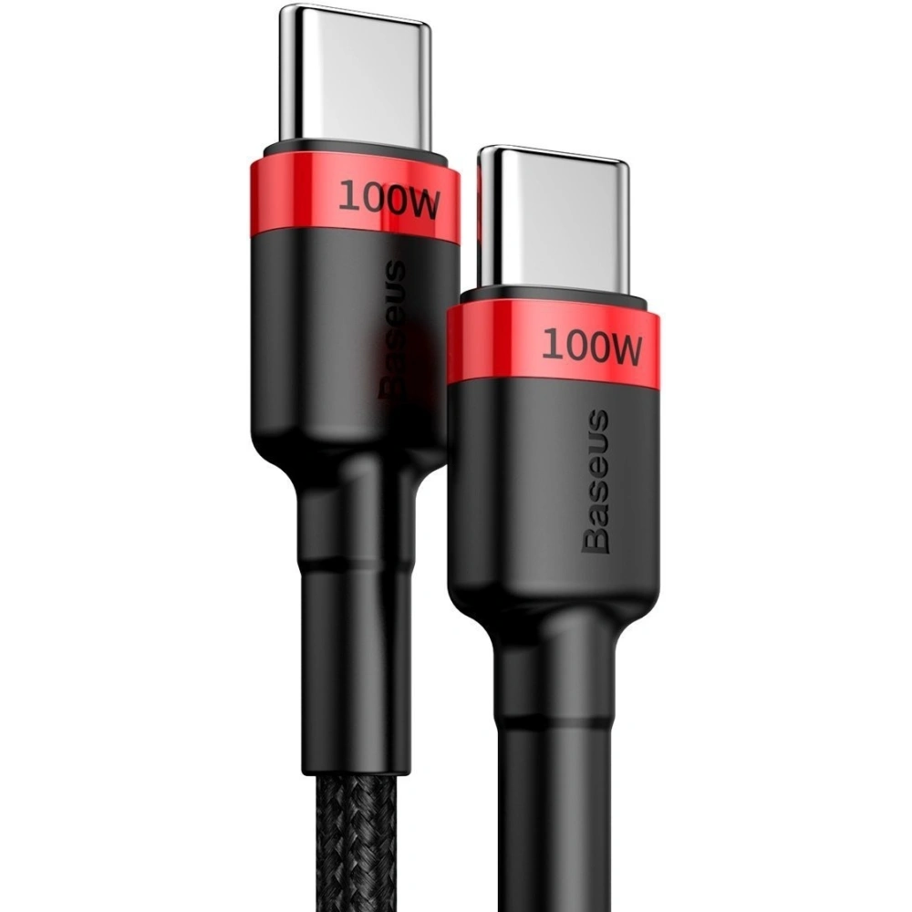 Hurtownia GSM - Kabel USB-C Baseus Cafule, QC 3.0, PD 2.0, 100W, 5A, 2m (červeno-černý) - BSU1520REDBLK - {ean13} - Hurt