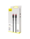 Hurtownia GSM - Kabel USB-C Baseus Cafule, QC 3.0, PD 2.0, 100W, 5A, 2m (czerwono-czarny) - BSU1520REDBLK - {ean13} - Hurt