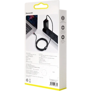 Kabel USB-C Baseus Cafule, QC 3.0, PD 2.0, 100W, 5A, 2m (czerwono-czarny)