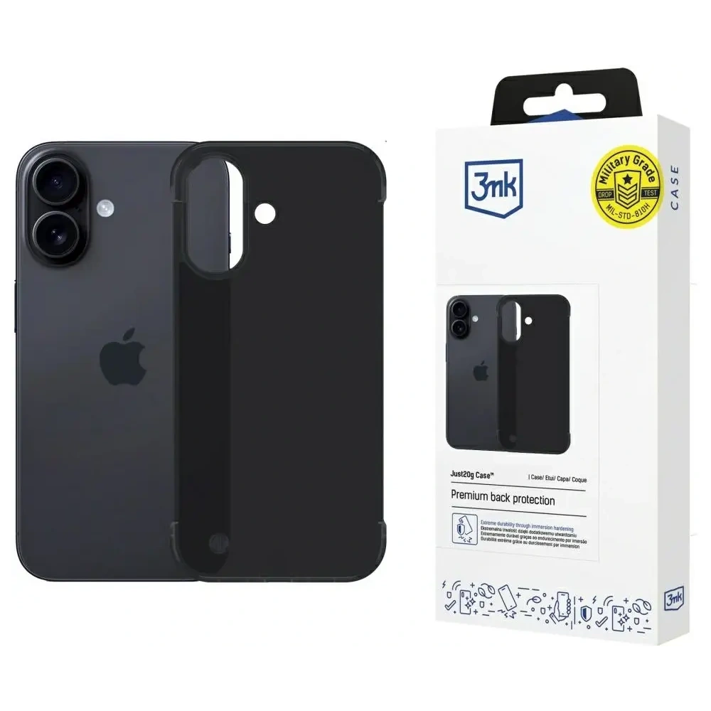 Hurtownia GSM - 3MK Just20g Matt Case für Apple iPhone 16 Plus - 3MK16412 - {ean13} - Hurt
