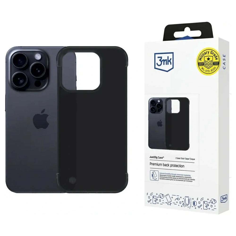 Hurtownia GSM - 3MK Just20g Matt Case Apple iPhone 16 Pro Max - 3MK16414 - {ean13} - Hurt