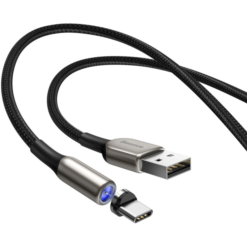 Wholesale Baseus Zinc Magnetic Cable USB-C 2A 1m Black - BSU1521BLK - {ean13} - Hurt