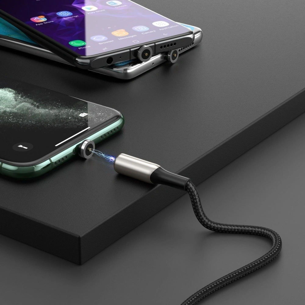 Wholesale Baseus Zinc Magnetic Cable USB-C 2A 1m Black - BSU1521BLK - {ean13} - Hurt