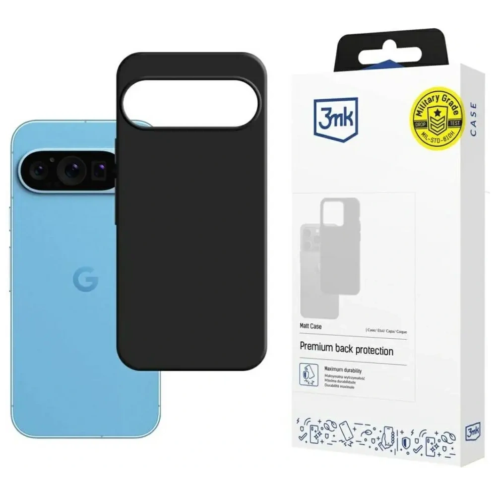 Hurtownia GSM - 3MK Matt Case Google Pixel 9 / 9 Pro schwarz - 3MK16432 - {ean13} - Hurt