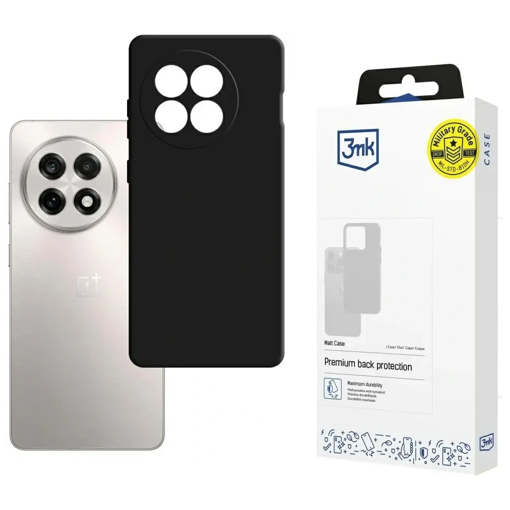 Hurtownia GSM - 3MK Matt Case OnePlus 13R / Ace 5 negru - 3MK16434 - {ean13} - Hurt