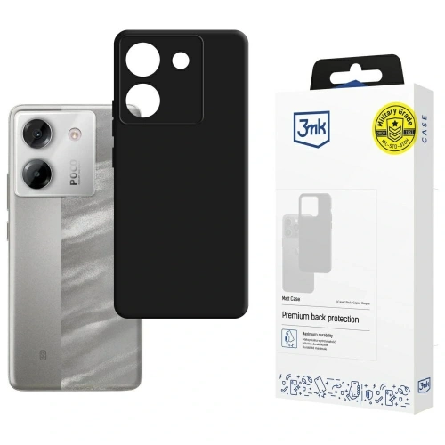 Etui 3MK Matt Case do POCO M7 Pro 5G czarny