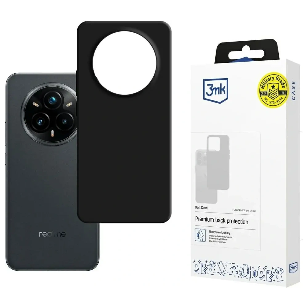 Hurtownia GSM - 3MK Matt Case Realme 14 Pro+ Plus černý - 3MK16439 - {ean13} - Hurt