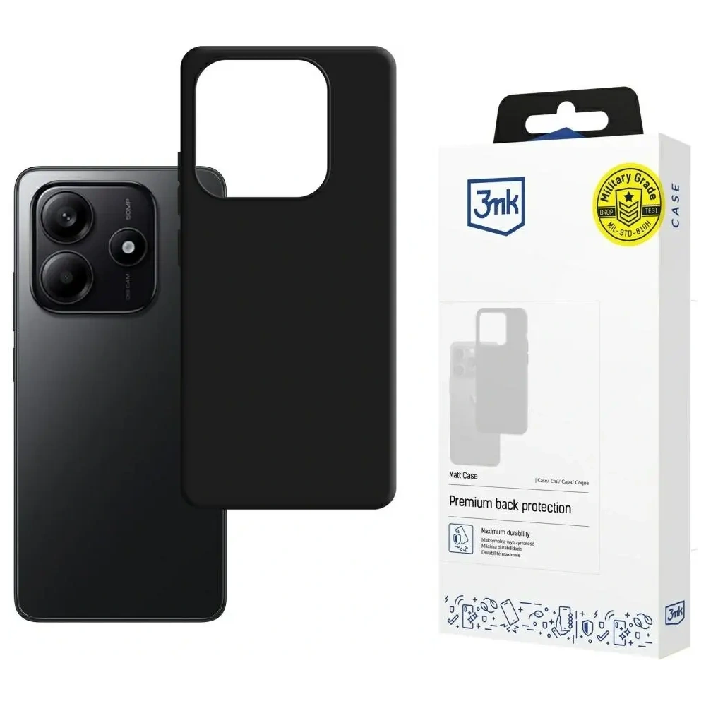 Hurtownia GSM - 3MK Matt Case Redmi Note 14 4G černý - 3MK16440 - {ean13} - Hurt