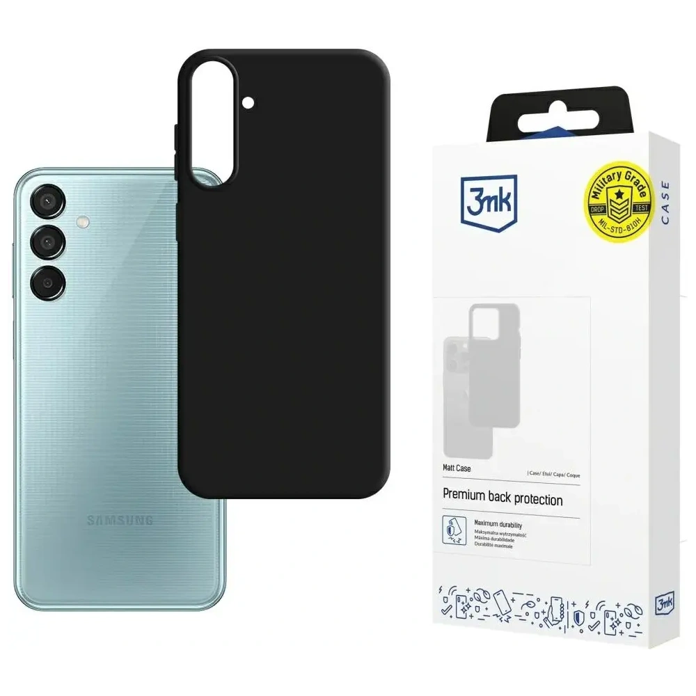 Hurtownia GSM - 3MK Matt Case Samsung Galaxy M16 5G schwarz - 3MK16442 - {ean13} - Hurt
