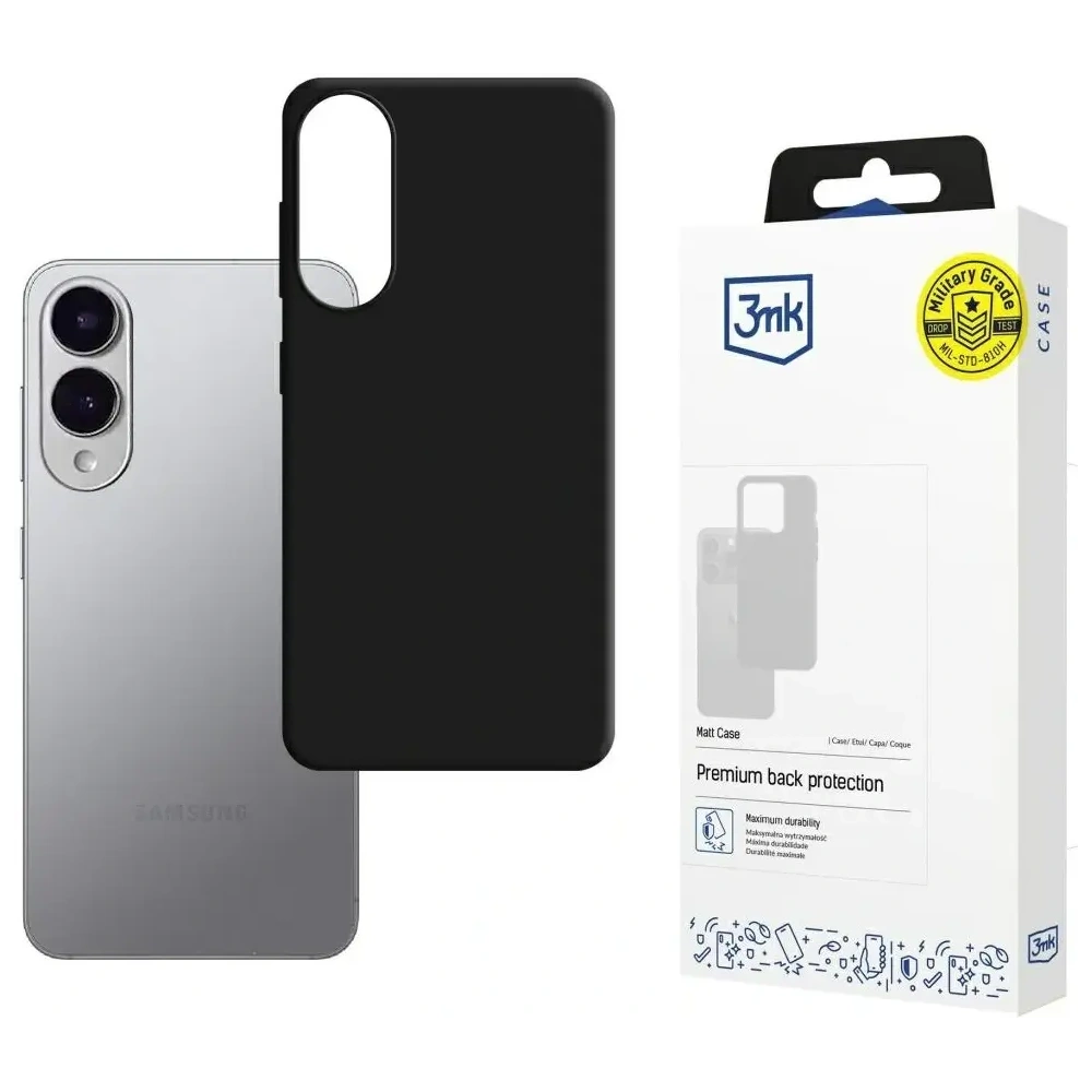 Hurtownia GSM - 3MK Matt Case Samsung Galaxy S25 Edge černý - 3MK16443 - {ean13} - Hurt