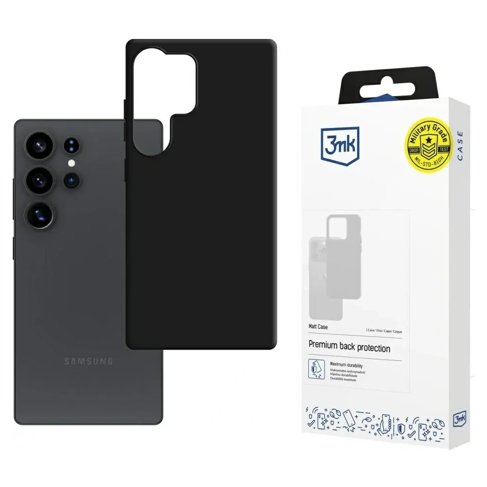 Hurtownia GSM - 3MK Matt tok Samsung Galaxy S25 Ultra fekete - 3MK16444 - {ean13} - Hurt
