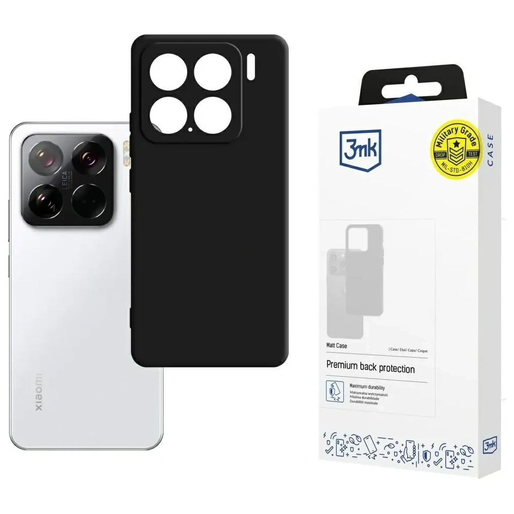Hurtownia GSM - 3MK Matt Case Xiaomi 15 černý - 3MK16446 - {ean13} - Hurt