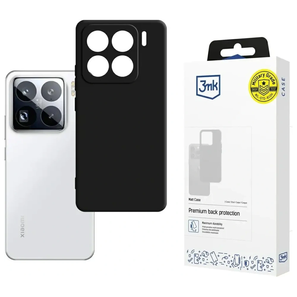 Hurtownia GSM - Husa 3MK Matt pentru Xiaomi 15 Pro neagră - 3MK16447 - {ean13} - Hurt