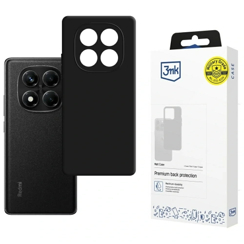 Etui 3MK Matt Case do Xiaomi Redmi Note 14 Pro 4G czarny