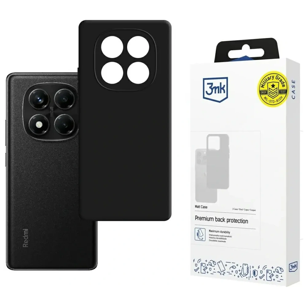 Hurtownia GSM - 3MK Matt Case Xiaomi Redmi Note 14 Pro 4G černý - 3MK16449 - {ean13} - Hurt