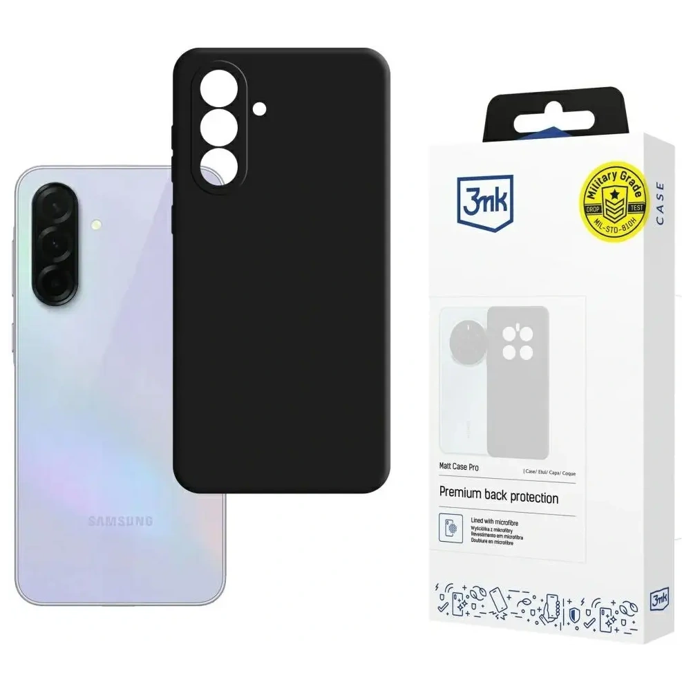 Hurtownia GSM - 3MK Matt Case Pro Samsung Galaxy A36 5G negru - 3MK16451 - {ean13} - Hurt