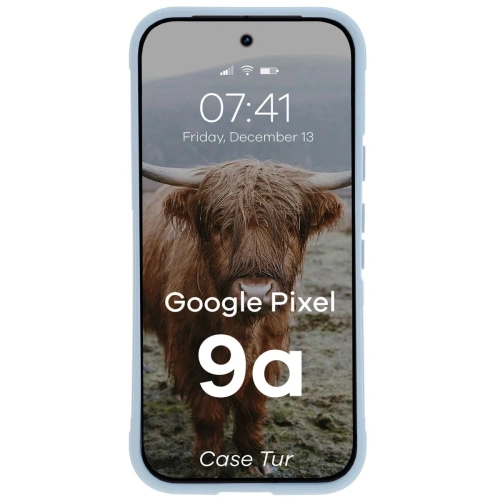 Pancerne etui Bizon Case Tur do Google Pixel 9a jasnoniebieskie