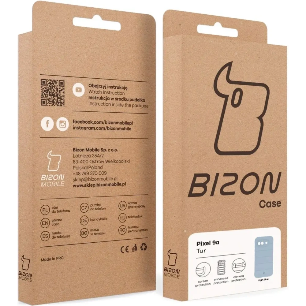Hurtownia GSM - Husa BIZON pentru Google Pixel 9a albastru deschis - BIZ9252 - {ean13} - Hurt