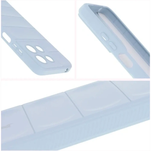 Pancerne etui Bizon Case Tur do Motorola Moto G15 / G15 Power jasnoniebieskie