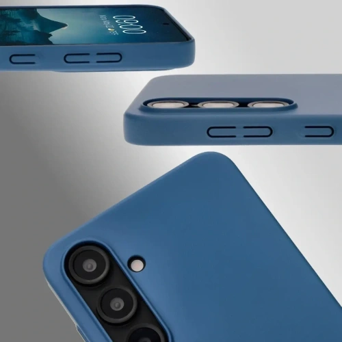 Etui Bizon Case Łupka do Samsung Galaxy S24 FE niebieskie