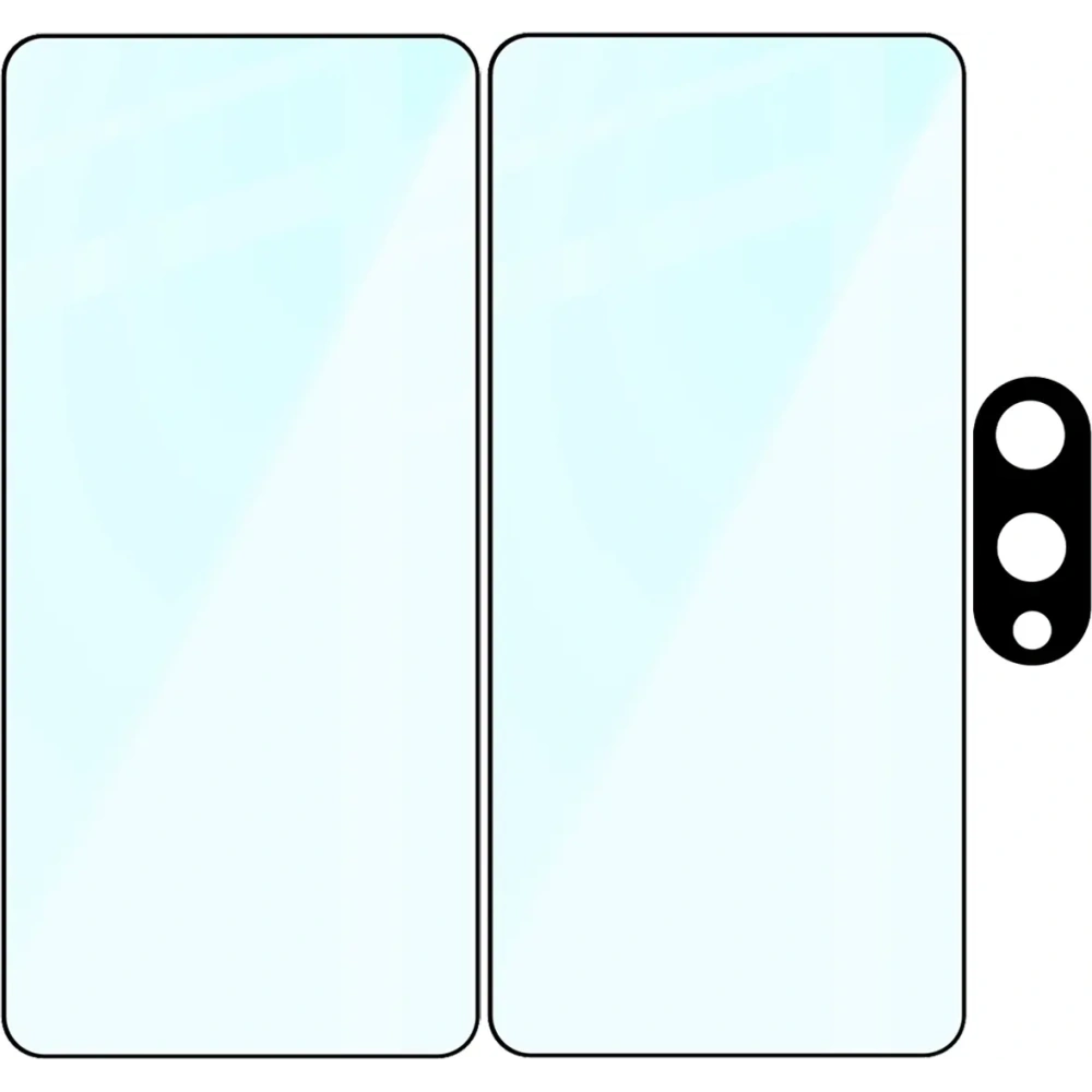 Hurtownia GSM - BIZON Edge Pack 2x kijelző üveg + kamera üveg Samsung Galaxy S25 Edgehez - BIZ9256 - {ean13} - Hurt