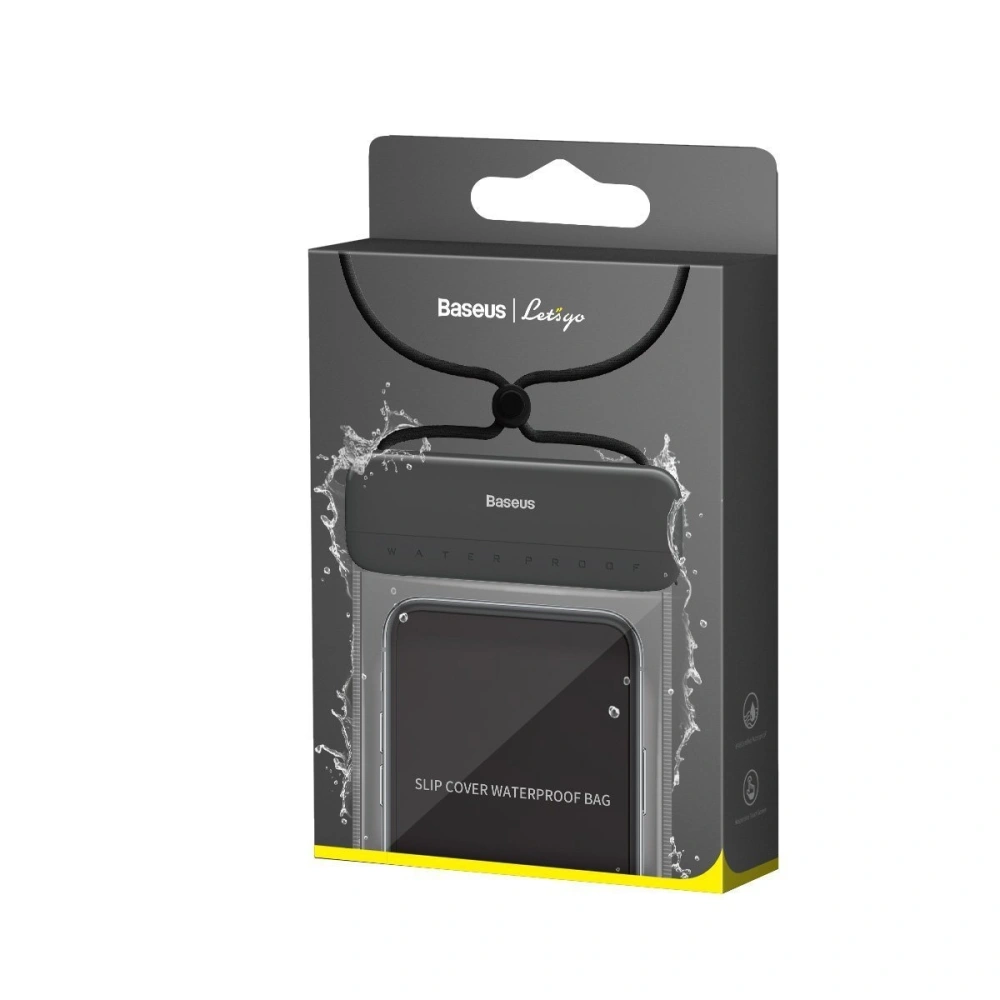 Wholesale Baseus Let's Go Universal Waterproof Case Black - BSU1523BLK - {ean13} - Hurt