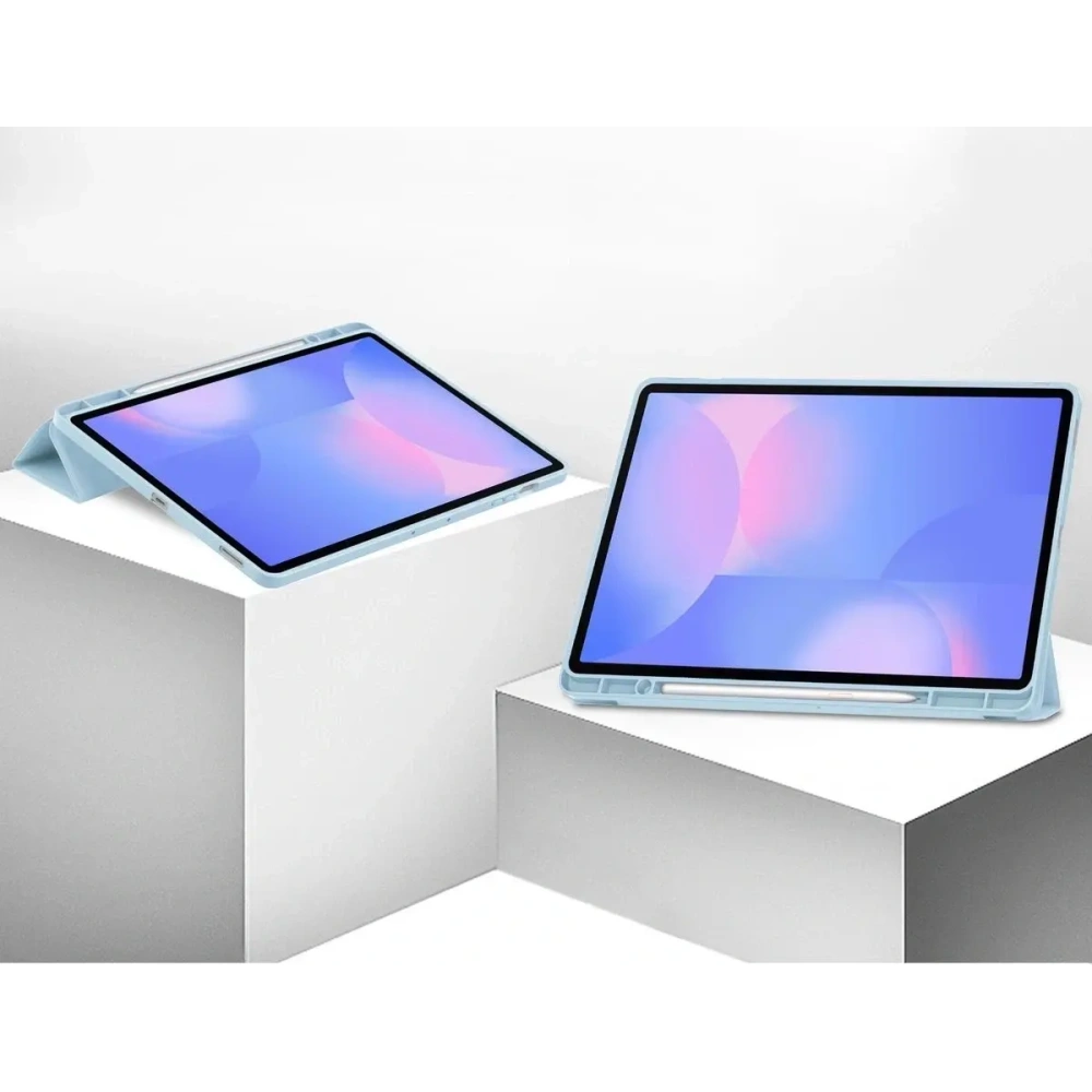 Wholesale BIZON Case Tab Lizard Samsung Galaxy Tab S10 FE+ Plus blue - BIZ9258 - {ean13} - Hurt