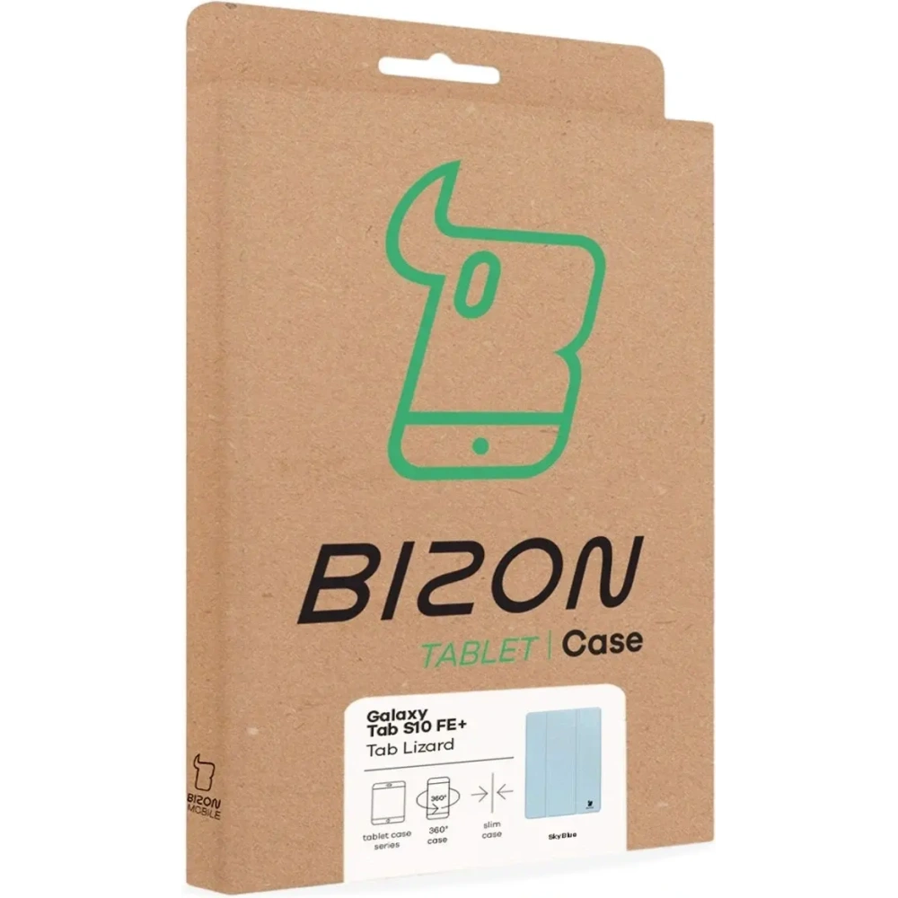 Wholesale BIZON Case Tab Lizard Samsung Galaxy Tab S10 FE+ Plus blue - BIZ9258 - {ean13} - Hurt
