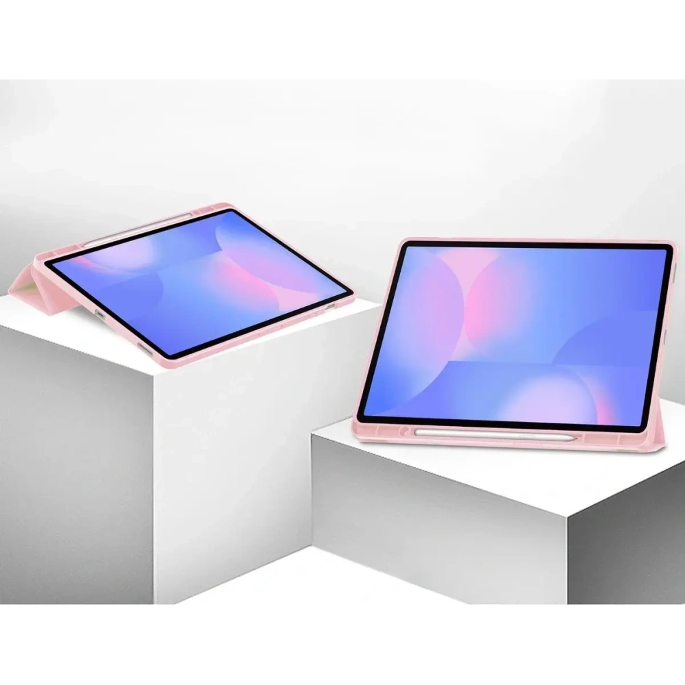 Hurtownia GSM - BIZON Pouzdro Tab Lizard Samsung Galaxy Tab S10 FE+ Plus růžové - BIZ9260 - {ean13} - Hurt