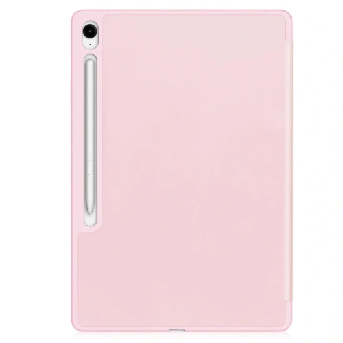Etui z klapką Bizon Case Tab Lizard do Samsung Galaxy Tab S10 FE+ Plus różowe