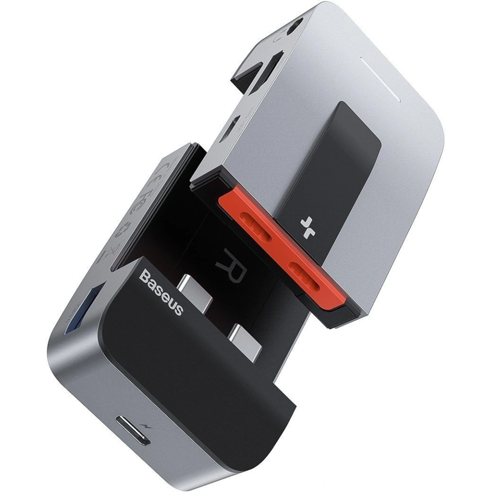Hurtownia GSM - Adaptér 9w1 Baseus Armor Age, Hub 3x USB 3.0 + HDMI + 2x ThunderBolt 3 + USB-C + jack 3,5mm pro Apple MacBook Pro - BSU1524 - {ean13} - Hurt