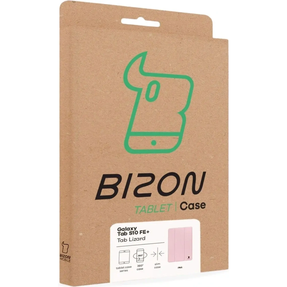 Hurtownia GSM - BIZON Tok Lizard Samsung Galaxy Tab S10 FE+ Plus rózsaszín - BIZ9260 - {ean13} - Hurt