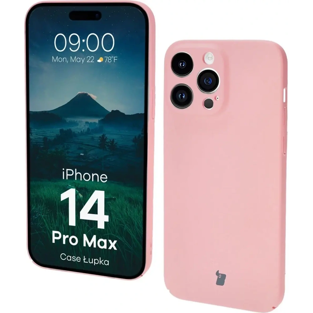 Hurtownia GSM - BIZON Caz Lupka Apple iPhone 14 Pro Max roz roz - BIZ9262 - {ean13} - Hurt