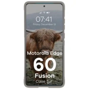 Hurtownia GSM - BIZON Tok Tur Motorola Edge 60 / 60 Fusion világosszürke - BIZ9266 - {ean13} - Hurt