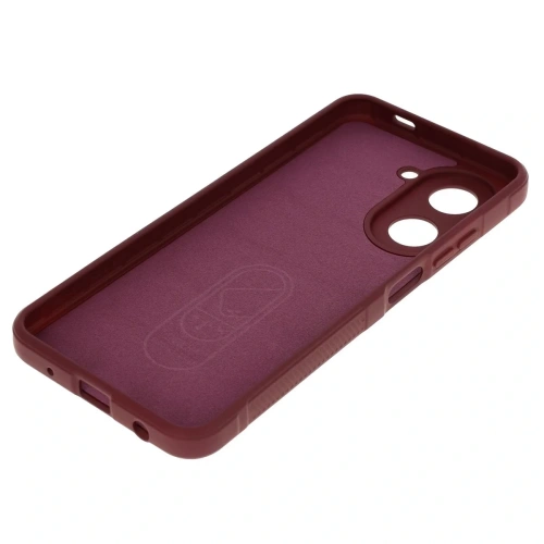Pancerne etui Bizon Case Tur do Xiaomi Redmi A5 4G / POCO C71 4G burgundowe