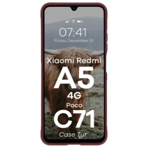 Hurtownia GSM - BIZON Pouzdro Tur Xiaomi Redmi A5 4G / POCO C71 4G burgundské - BIZ9267 - {ean13} - Hurt