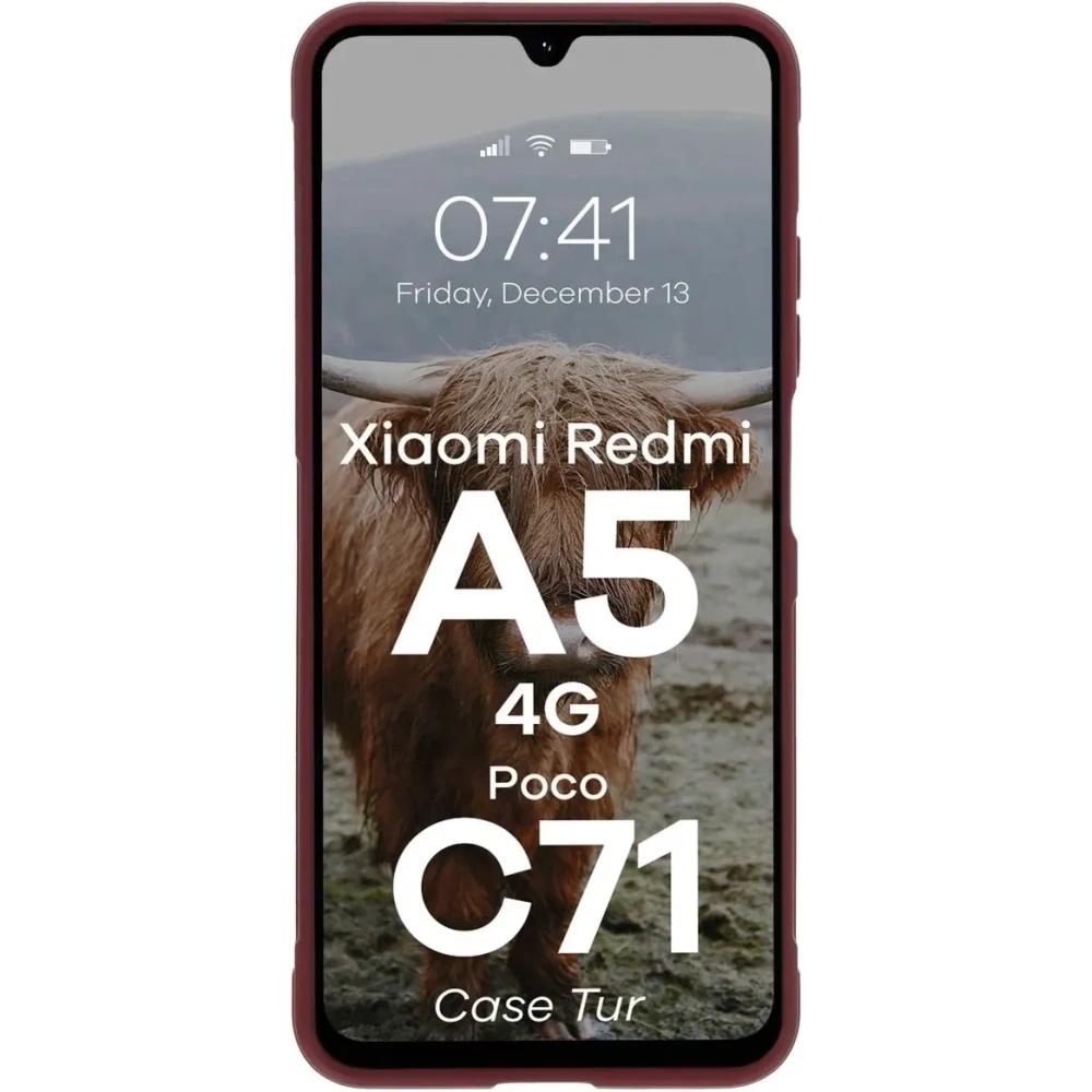 Hurtownia GSM - BIZON tok Xiaomi Redmi A5 4G / POCO C71 4G bordó - BIZ9267 - {ean13} - Hurt
