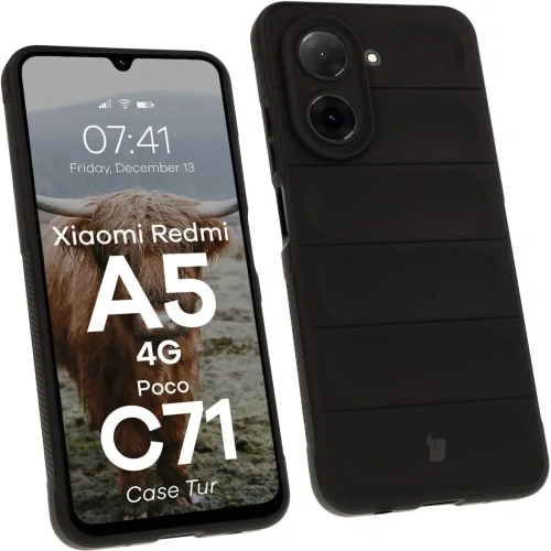 Pancerne etui Bizon Case Tur do Xiaomi Redmi A5 4G / POCO C71 4G czarne