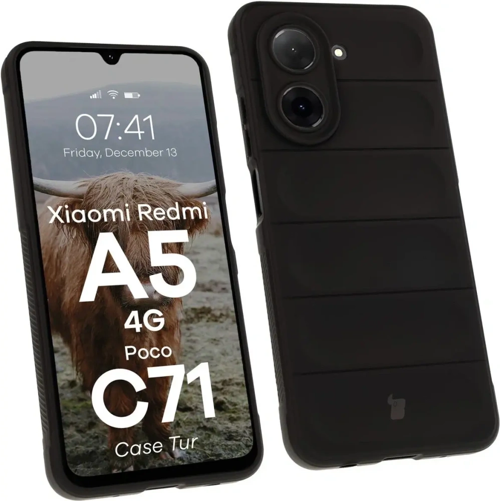 Hurtownia GSM - Husă BIZON pentru Xiaomi Redmi A5 4G / POCO C71 4G neagră - BIZ9268 - {ean13} - Hurt