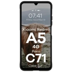 Hurtownia GSM - Husă BIZON pentru Xiaomi Redmi A5 4G / POCO C71 4G neagră - BIZ9268 - {ean13} - Hurt