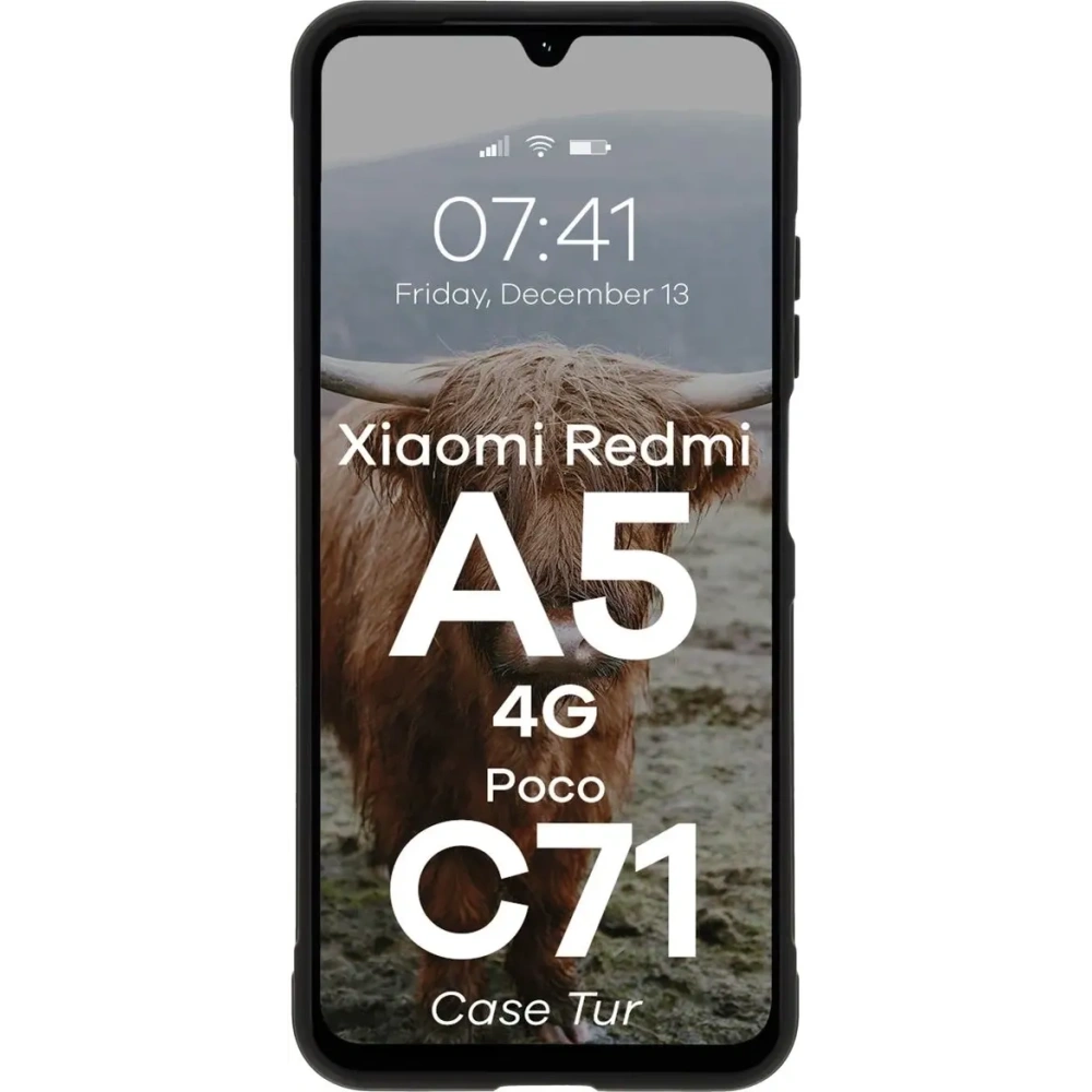 Hurtownia GSM - BIZON Pouzdro Tur Xiaomi Redmi A5 4G / POCO C71 4G černé - BIZ9268 - {ean13} - Hurt