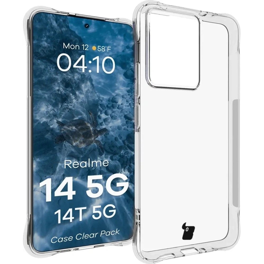 Wholesale Bizon Case Clear Pack case + 2x screen glass Realme 14 5G / 14T 5G - BIZ9269 - {ean13} - Hurt