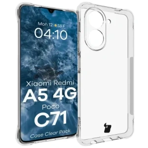 Hurtownia GSM - Husa Bizon Case Clear Pack + 2x sticlă de protecție pentru Xiaomi Redmi A5 4G / POCO C71 4G - BIZ9270 - {ean13} - Hurt