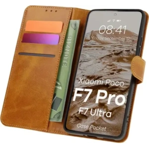Hurtownia GSM - BIZON tok zsebes Xiaomi POCO F7 Pro / F7 Ultra barna - BIZ9274 - {ean13} - Hurt