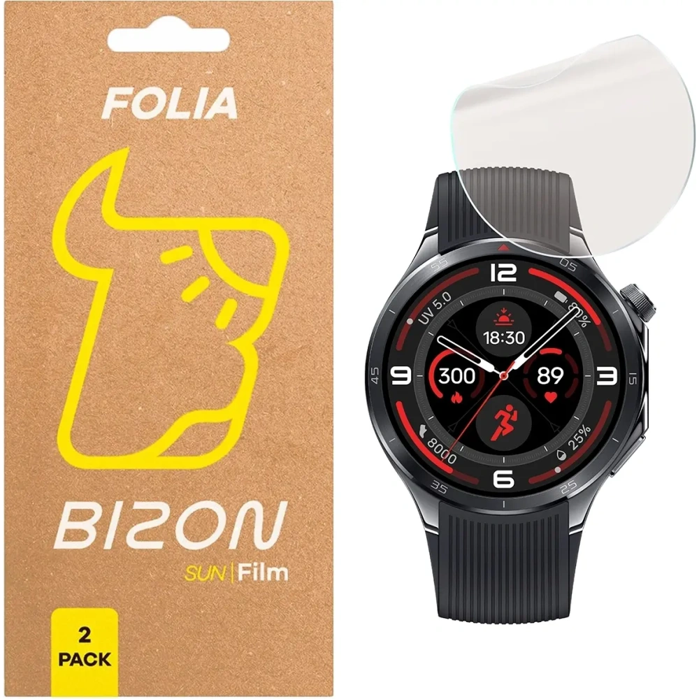 Hurtownia GSM - BIZON Üveg Óra Fólia Nap OnePlus Óra 3 [2 CSOMAG] - BIZ9278 - {ean13} - Hurt