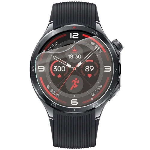 Folia matowa Bizon Glass Watch Film Sun do OnePlus Watch 3 [2 PACK]