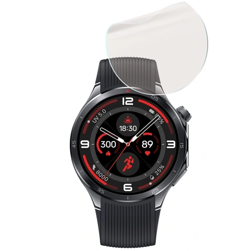 Folia matowa Bizon Glass Watch Film Sun do OnePlus Watch 3 [2 PACK]