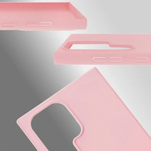 Etui Bizon Case Łupka do Samsung Galaxy S24 Ultra różowe